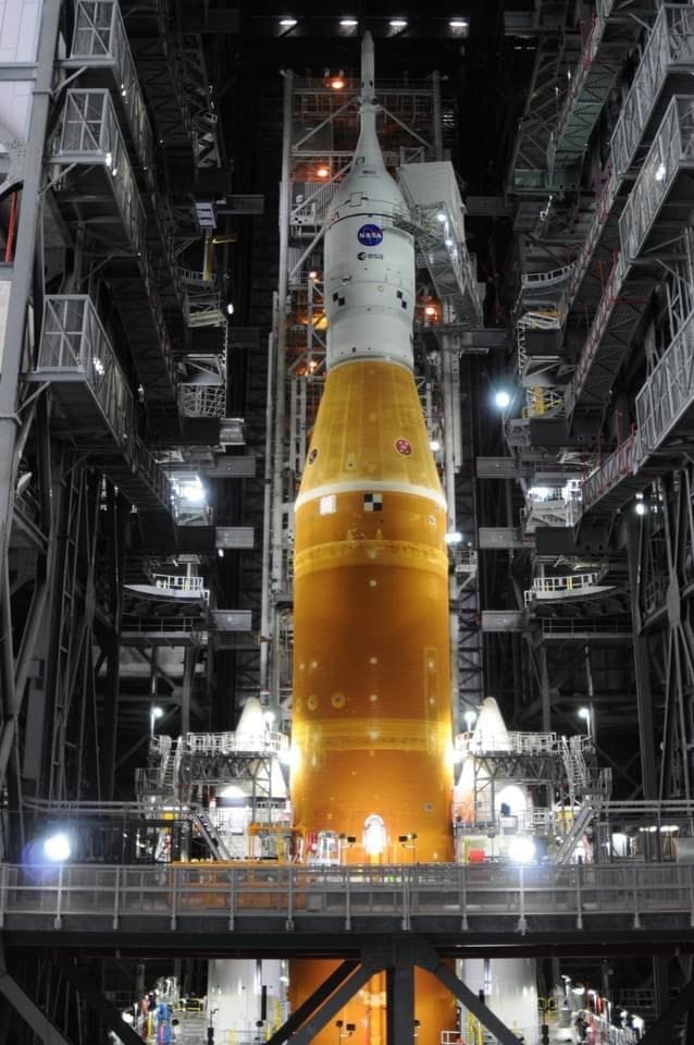 NASA launch vehicle at Cape Canaveral